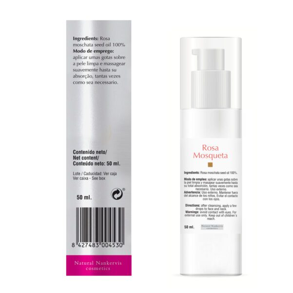 Rosa moschata seed oil 100%.