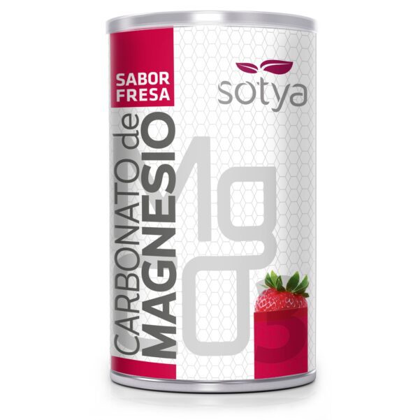 Carbonato de Magnesio Fresa (Bote con polvo de 180g.)