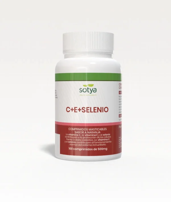 C+E+Selenio (100 Comprimidos masticables de 500mg)-SOTYA