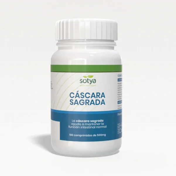 Cáscara Sagrada 100 Comprimidos 500mg de SOTYA