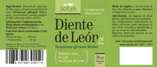 Diente de León (50ml extracto.)