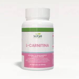 L-Carnitina 600mg SOTYA 90 Cápsulas – Suplemento para aumentar la energía y favorecer la pérdida de grasa