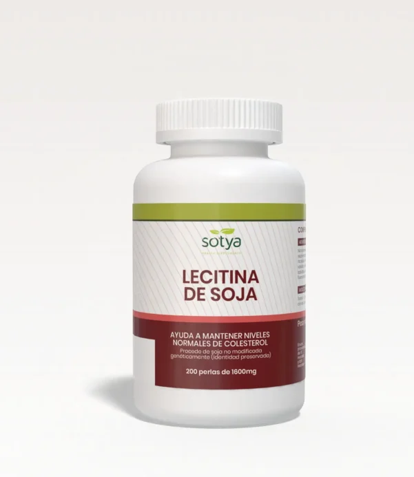 Lecitina de Soja (200 Perlas de 1600mg)-SOTYA