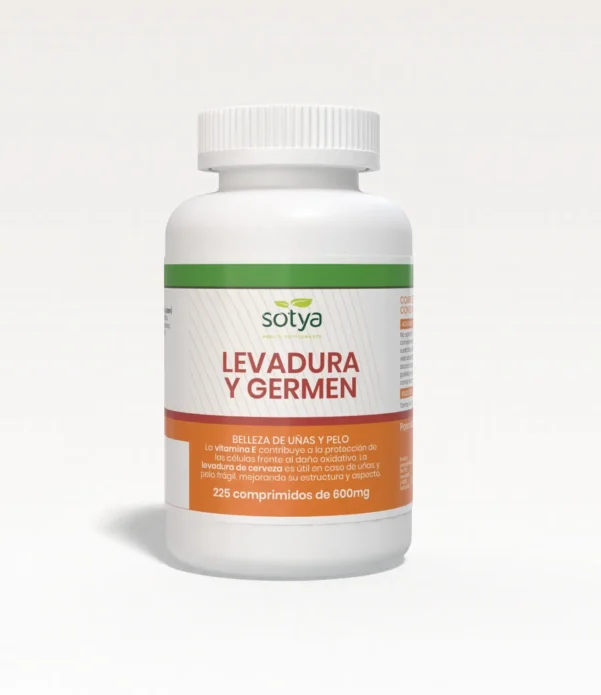 Levadura y Germen (225 Comprimidos de 600mg)-SOTYA