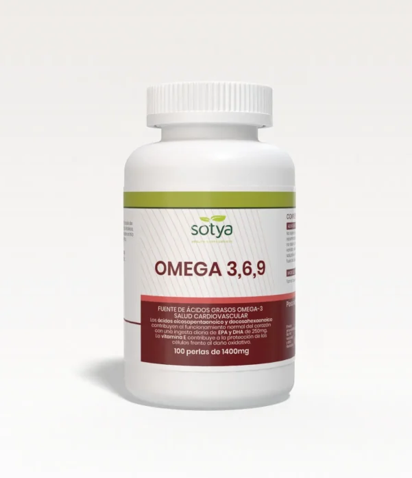 Omega 3, 6, 9 (100 Perlas de 1400mg)-SOTYA