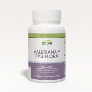 Valeriana y Pasiflora (90 Cápsulas de 450mg)-SOTYA