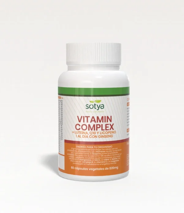Vitamin Complex (60 Cápsulas de 820mg)-SOTYA