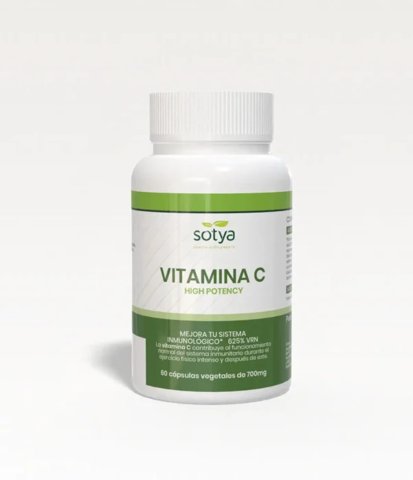 Vitamina C High Potency (60 Cápsulas de 700mg)-SOTYA