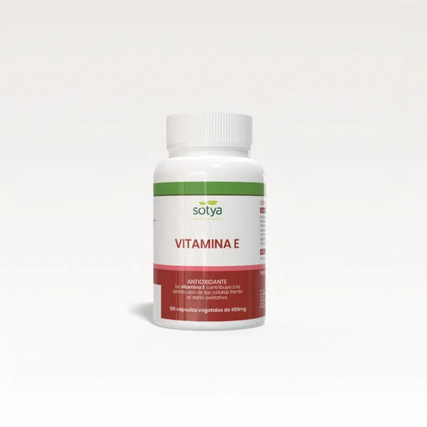 Vitamina E (100 Cápsulas de 500 mg)-SOTYA