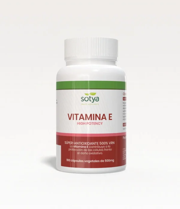 Vitamina E High Potency (100 Cápsulas de 500mg)-SOTYA