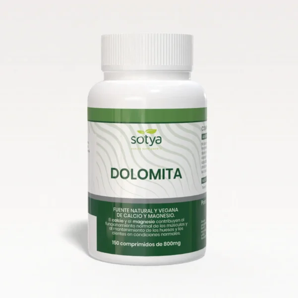 Dolomita 800mg 150 Comprimidos - SOTYA, suplemento para salud ósea y bienestar general