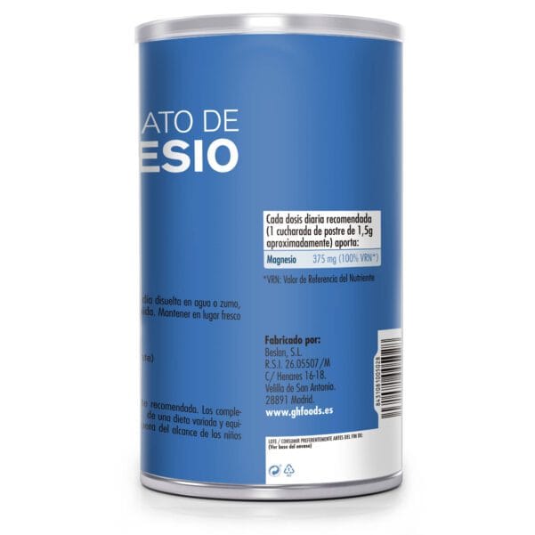 Carbonato de Magnesio Natural (Bote con polvo de 180g.)- GHF