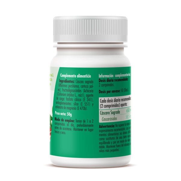 Cáscara Sagrada (100 Comprimidos de 500mg. Peso neto 50g.)- GHF