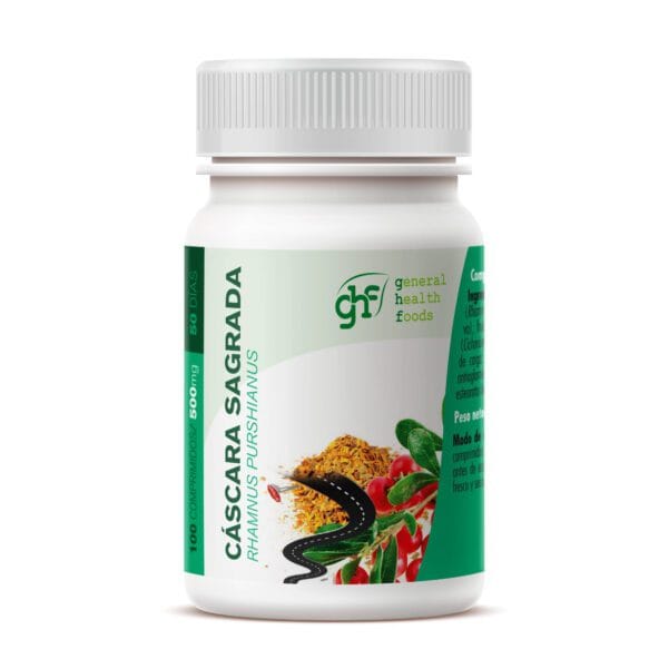 Cáscara Sagrada (100 Comprimidos de 500mg. Peso neto 50g.)- GHF
