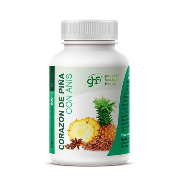 Corazón de Piña con Anís (100 Comprimidos de 600mg. Peso neto 60g.)- GHF