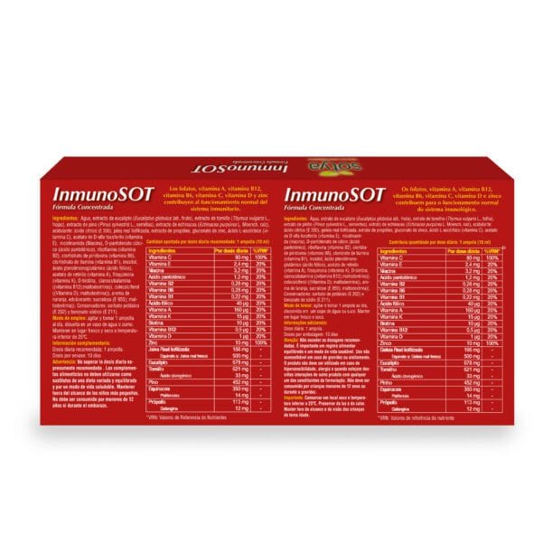 InmunoSOT (10 Ampollas de plástico de 10ml cada una.)