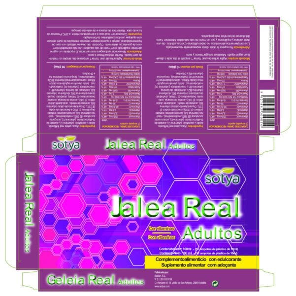 Jalea Real Adultos (10 Ampollas Jalea Real adultos de 10ml. Contenido neto 100ml.)