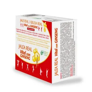 Jalea Real con Ginseng (20 Viales Jalea Real vital con ginseng de 10ml. Contenido neto 200ml.)- GHF