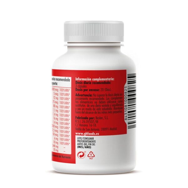 MemorSOT&Zinc (60 Cápsulas de 750mg. Peso neto 45g.)- GHF