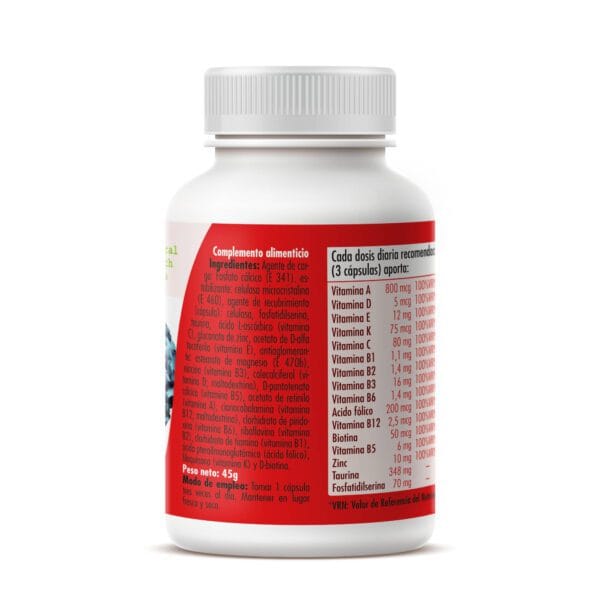 MemorSOT&Zinc (60 Cápsulas de 750mg. Peso neto 45g.)- GHF