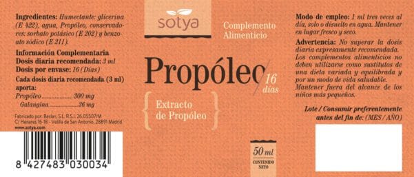 Propóleo (50ml extracto.)