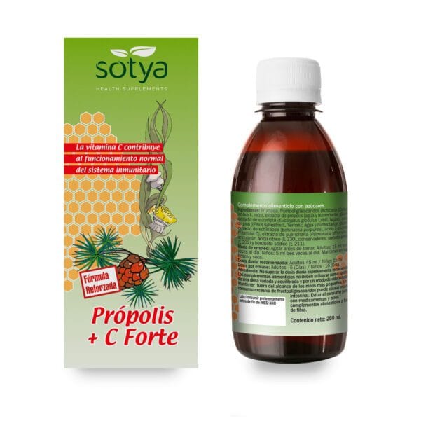 Própolis + C Forte (250ml de Líquido.)