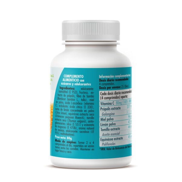 Propolis Complex Forte (100 Comprimidos masticables de 800mg. Peso neto 80g.)- GHF