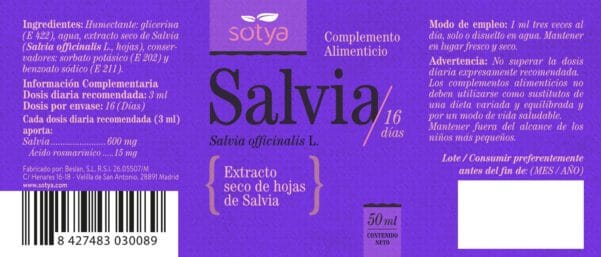 Salvia (50ml extracto.)