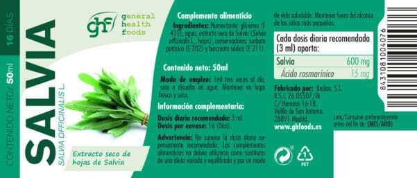 Salvia (50ml extracto.)-GHF
