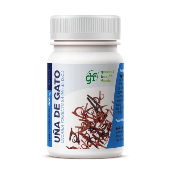 Uña de Gato (100 Comprimidos de 500mg. Peso neto 50g.)-GHF