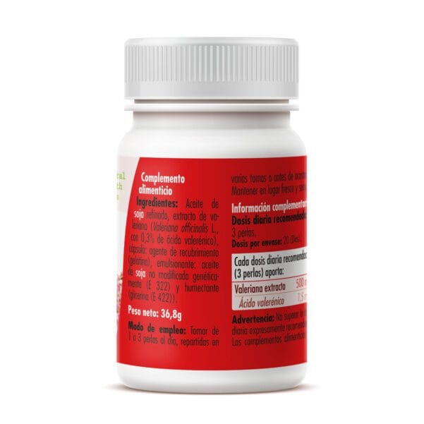 Valeriana (60 Perlas de 614mg. Peso neto 36,8g.)- GHF