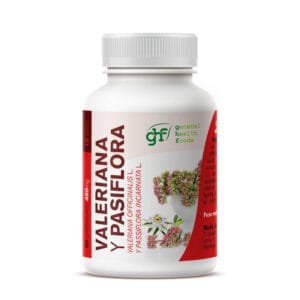 Valeriana y Pasiflora (90 Cápsulas de 450mg. Peso neto 40g.)-GHF