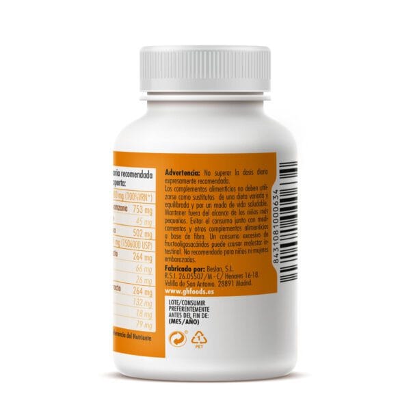 Vinagre Plus (100 Cápsulas de 550mg. Peso neto 55g.)- GHF