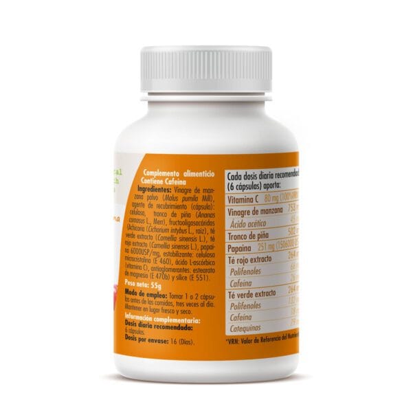 Vinagre Plus (100 Cápsulas de 550mg. Peso neto 55g.)- GHFVinagre Plus (100 Cápsulas de 550mg. Peso neto 55g.)- GHF