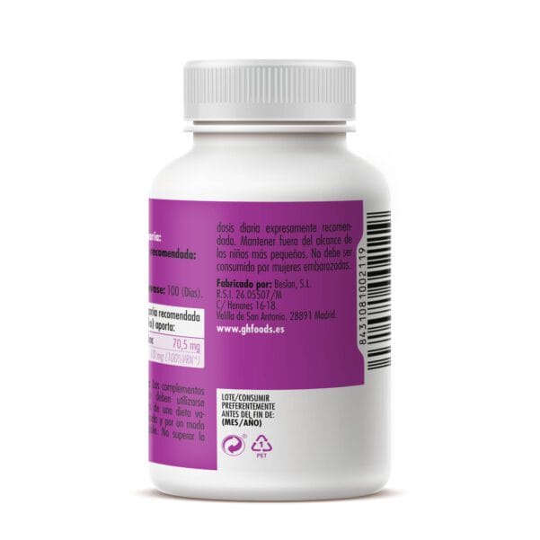 ZINC 500MG COMP. 100U - GHF